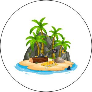 Pirate Island Magnet